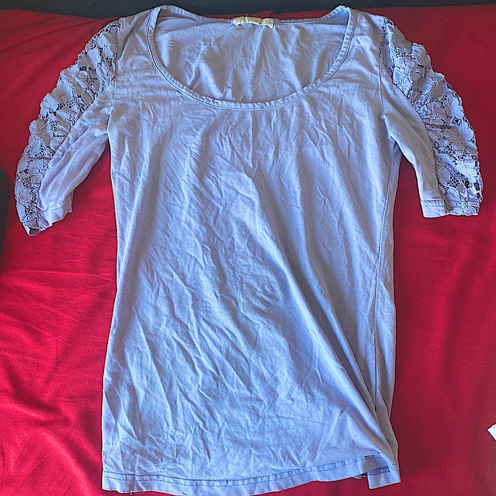 Forever 21 Lace Sleeve Blouse